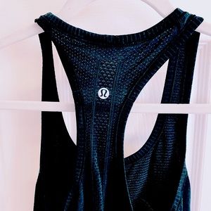 Lululemon black racer back tank